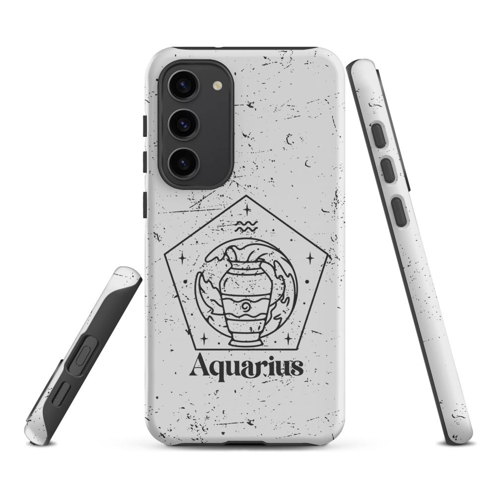 Aquarius Zodiac S23 Plus Tough Case - Matte Finish - https://ascensionemporium.net
